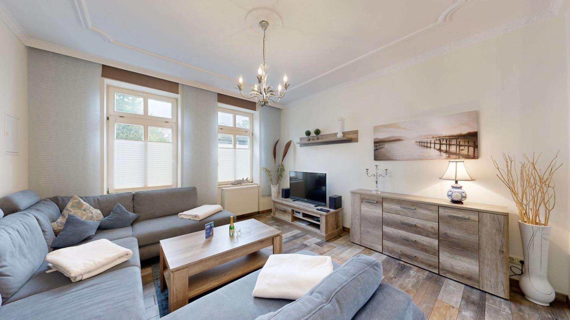 Strandnahe Fewo Mit Terrasse, Villa Vergissmeinnicht 01, Binz Luaran gambar